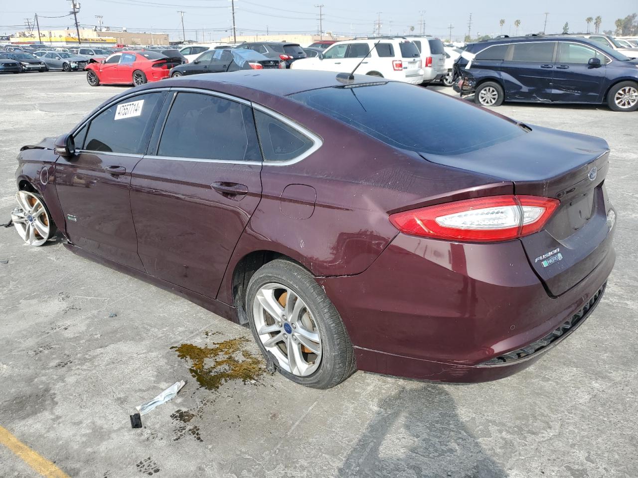 Photo 2 VIN: 3FA6P0PU5DR373707 - FORD FUSION 