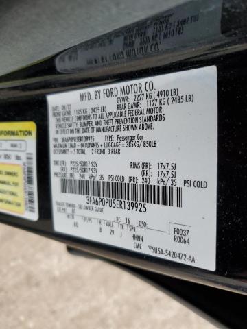 Photo 11 VIN: 3FA6P0PU5ER139925 - FORD FUSION SE 