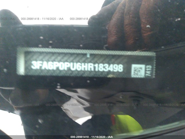 Photo 8 VIN: 3FA6P0PU6HR183498 - FORD FUSION ENERGI 