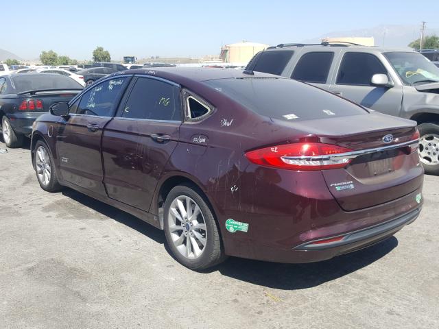 Photo 2 VIN: 3FA6P0PU9HR242186 - FORD FUSION SE 