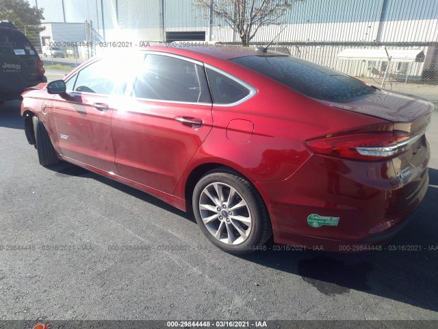 Photo 2 VIN: 3FA6P0PUXHR367813 - FORD FUSION 