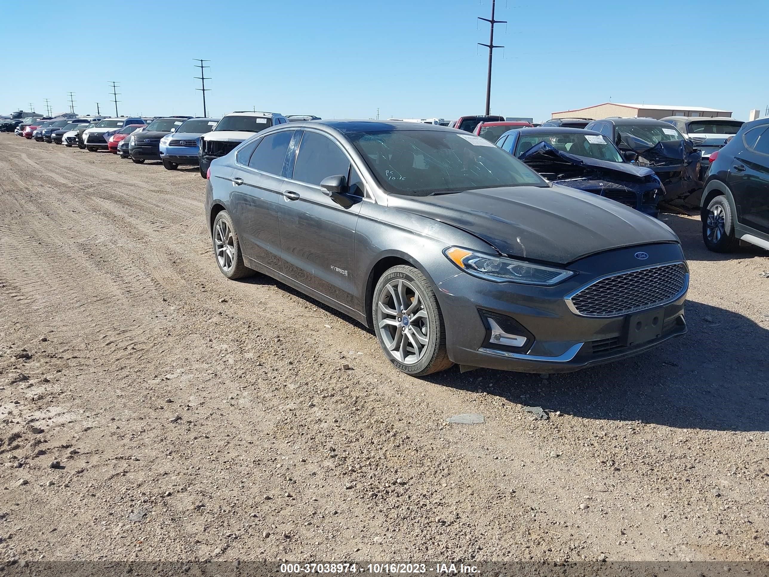 Photo 0 VIN: 3FA6P0RU2KR117308 - FORD FUSION 