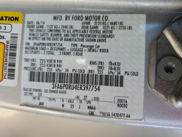 Photo 12 VIN: 3FA6P0RU4ER397754 - FORD FUSION TIT 