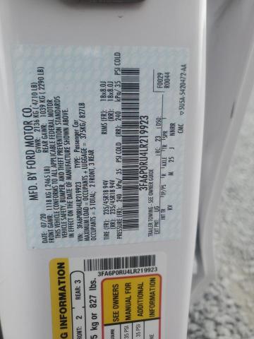 Photo 11 VIN: 3FA6P0RU4LR219923 - FORD FUSION TIT 