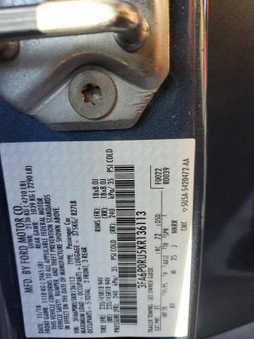 Photo 11 VIN: 3FA6P0RU5KR136113 - FORD FUSION TIT 