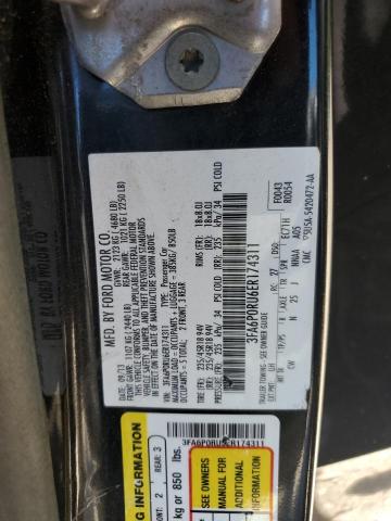 Photo 11 VIN: 3FA6P0RU6ER174311 - FORD FUSION 