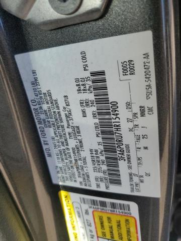 Photo 12 VIN: 3FA6P0RU7HR154900 - FORD FUSION TIT 