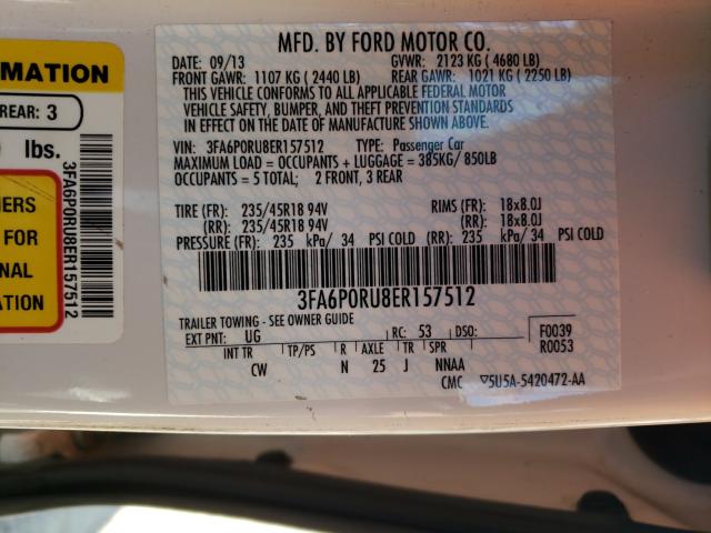 Photo 9 VIN: 3FA6P0RU8ER157512 - FORD FUSION TIT 