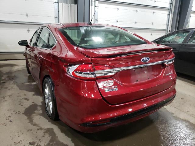 Photo 2 VIN: 3FA6P0SU0HR191474 - FORD FUSION TIT 