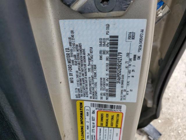 Photo 11 VIN: 3FA6P0SU2HR242179 - FORD FUSION TIT 