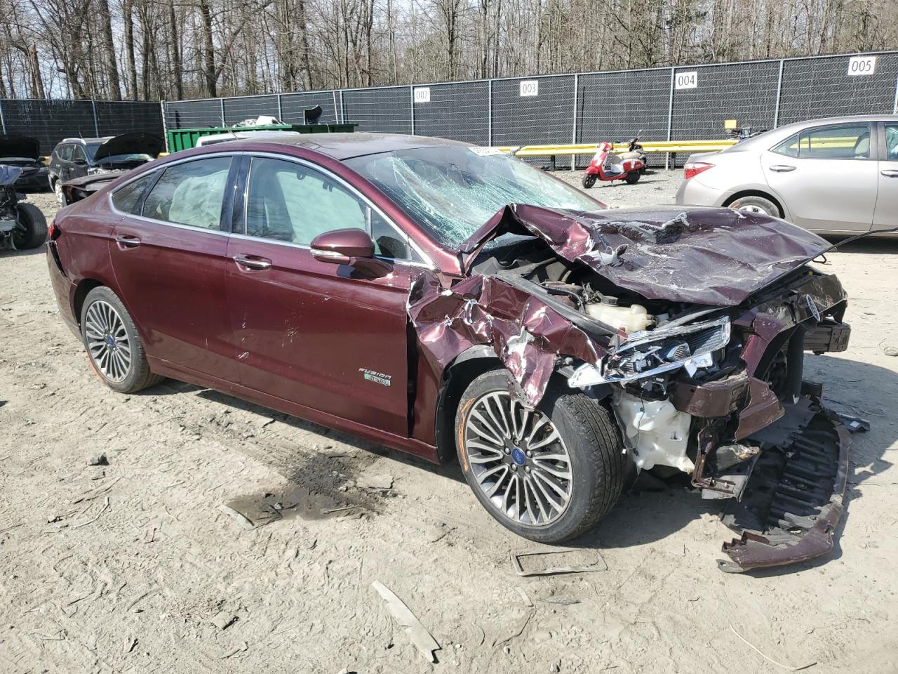 Photo 3 VIN: 3FA6P0SU5HR268565 - FORD FUSION 