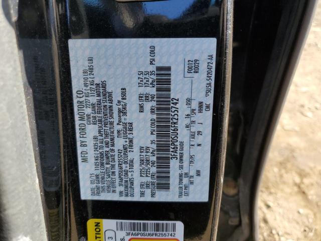 Photo 11 VIN: 3FA6P0SU6FR255742 - FORD FUSION 