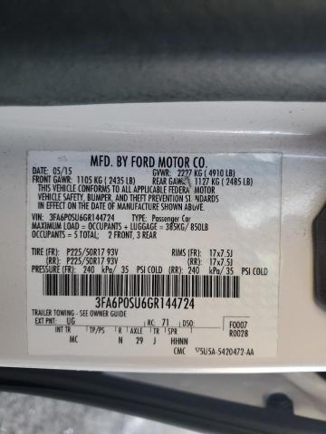 Photo 11 VIN: 3FA6P0SU6GR144724 - FORD FUSION TIT 