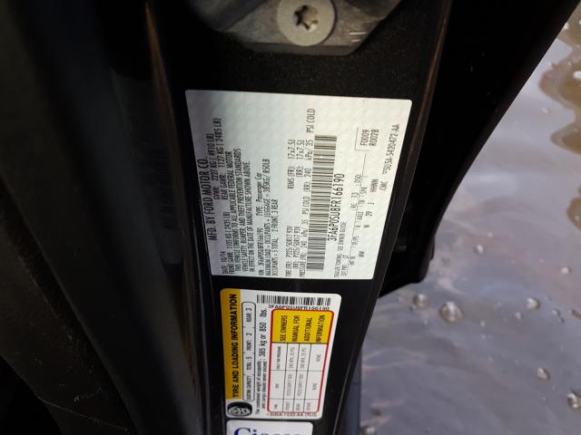 Photo 9 VIN: 3FA6P0SU8FR166190 - FORD FUSION TIT 