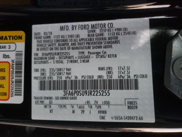 Photo 11 VIN: 3FA6P0SU9JR225255 - FORD FUSION TIT 