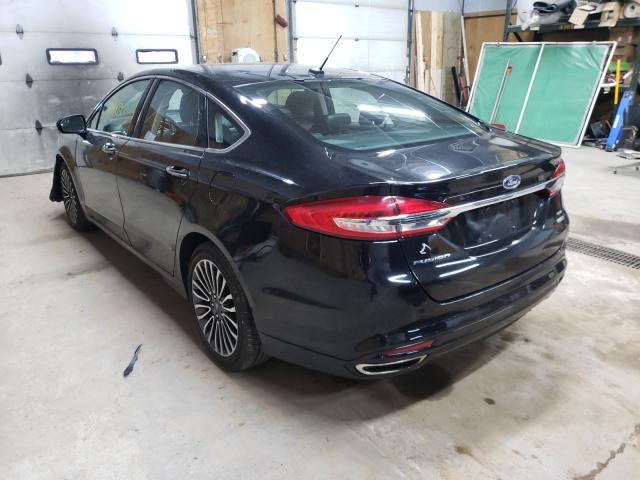 Photo 2 VIN: 3FA6P0T90HR100598 - FORD FUSION SE 