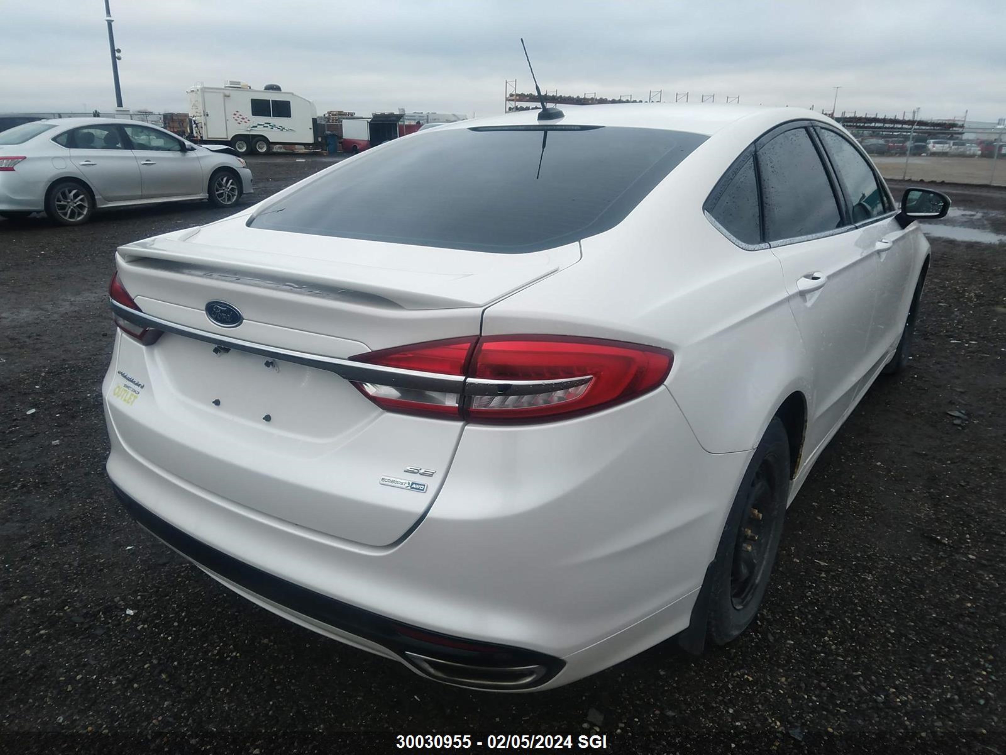 Photo 3 VIN: 3FA6P0T90HR288572 - FORD FUSION 