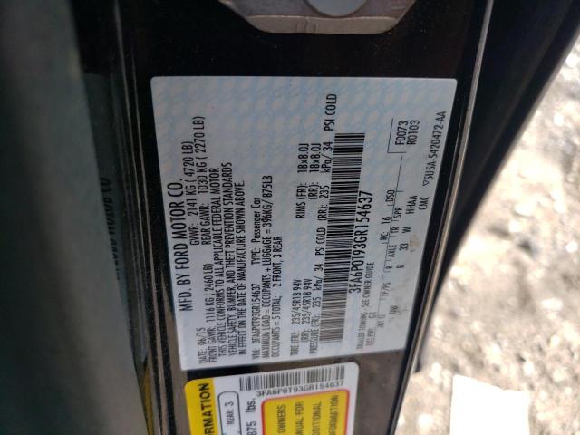 Photo 11 VIN: 3FA6P0T93GR154637 - FORD FUSION SE 