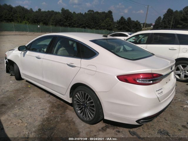 Photo 2 VIN: 3FA6P0T93HR183959 - FORD FUSION 