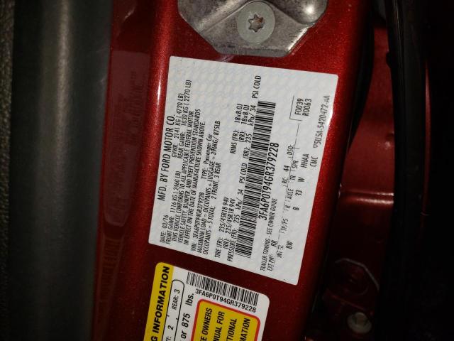 Photo 11 VIN: 3FA6P0T94GR379228 - FORD FUSION SE 