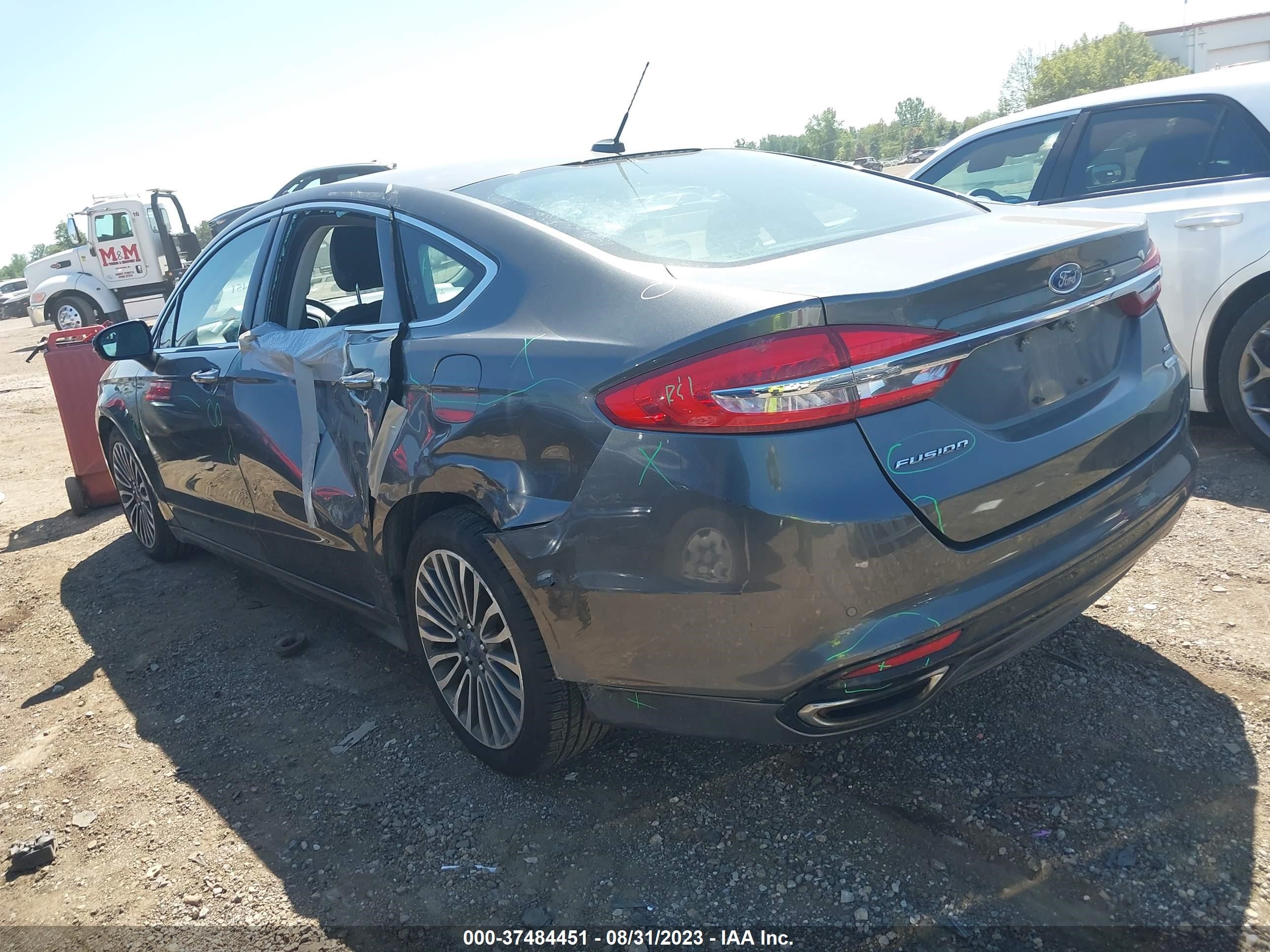 Photo 2 VIN: 3FA6P0T94HR283164 - FORD FUSION 