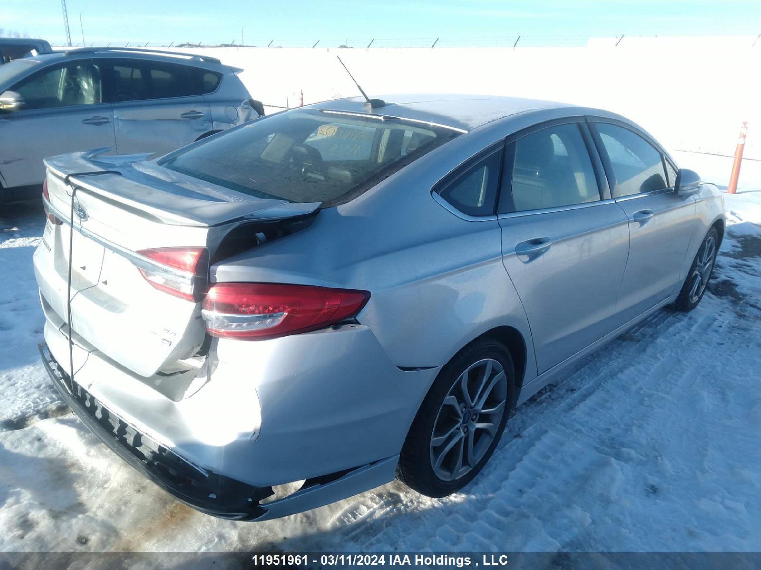 Photo 3 VIN: 3FA6P0T95HR248858 - FORD FUSION 