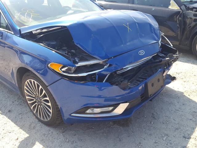 Photo 8 VIN: 3FA6P0T97HR352672 - FORD FUSION SE 