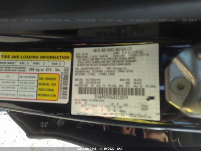 Photo 8 VIN: 3FA6P0T9XGR352079 - FORD FUSION 