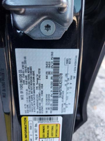 Photo 11 VIN: 3FA6P0T9XLR255278 - FORD FUSION 