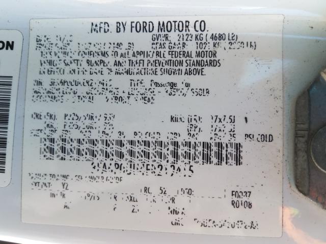 Photo 9 VIN: 3FA6P0UU4ER219415 - FORD FUSION S H 