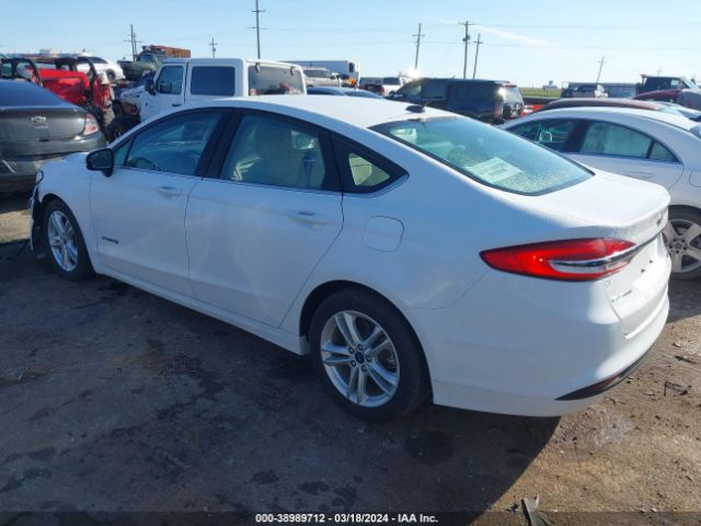 Photo 2 VIN: 3FA6P0UU4JR122385 - FORD FUSION HYBRID 