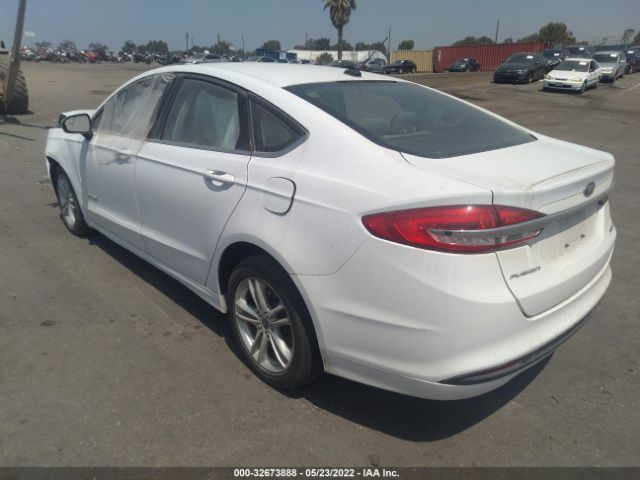 Photo 2 VIN: 3FA6P0UU5JR154469 - FORD FUSION HYBRID 