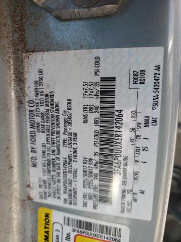 Photo 11 VIN: 3FA6P0UUXER142064 - FORD FUSION ENE 