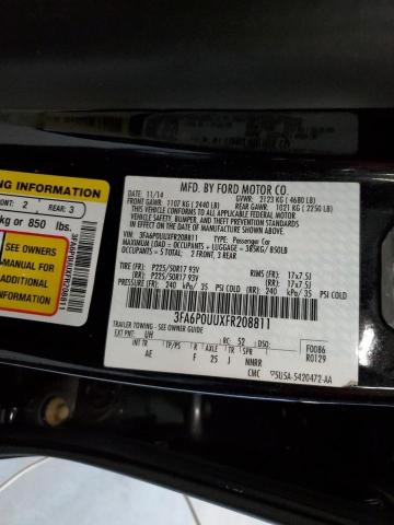 Photo 11 VIN: 3FA6P0UUXFR208811 - FORD FUSION S H 