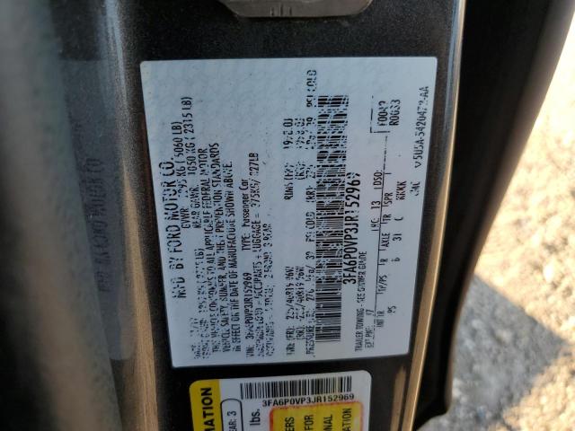 Photo 11 VIN: 3FA6P0VP3JR152969 - FORD FUSION SPO 