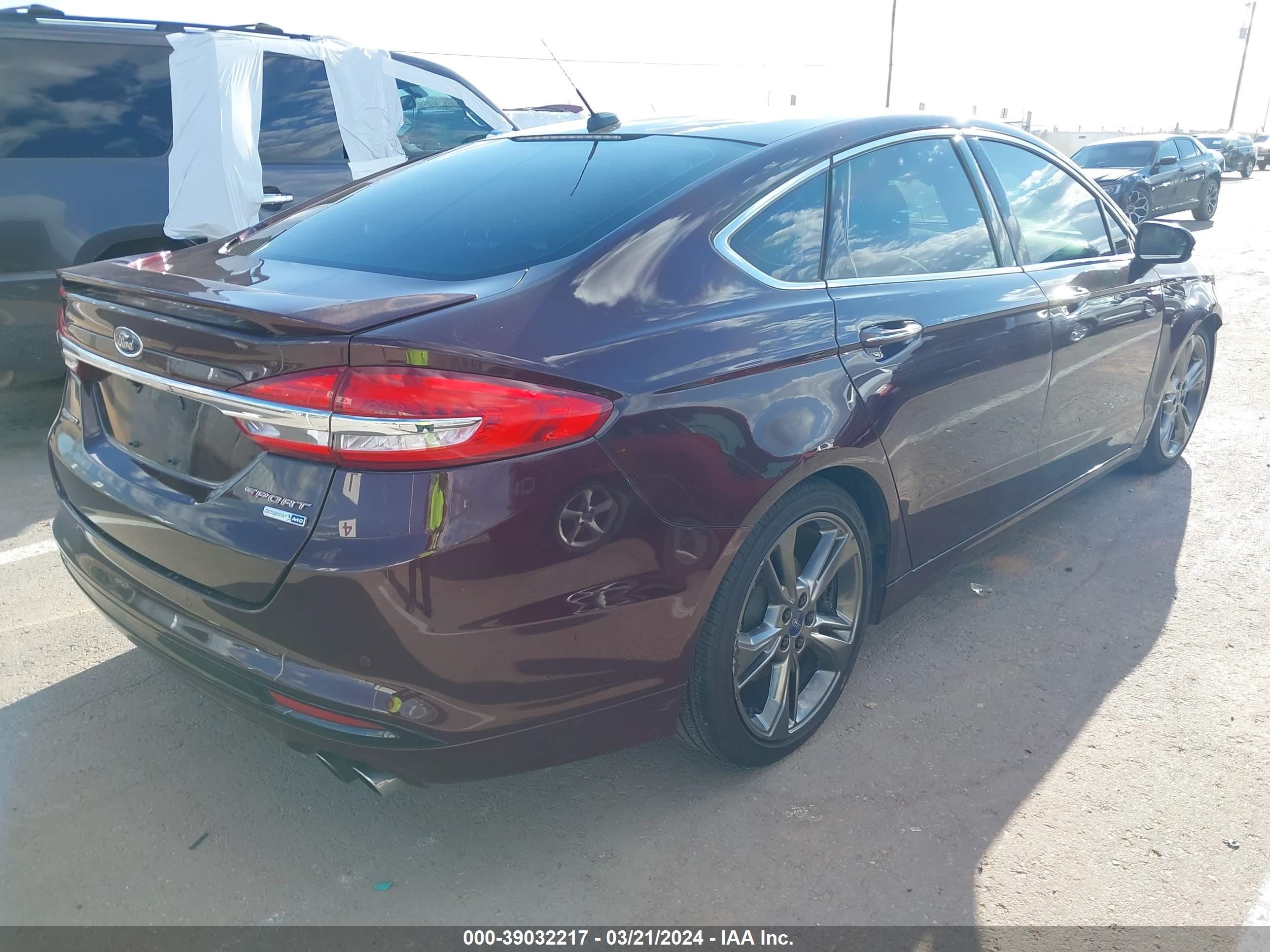 Photo 3 VIN: 3FA6P0VP4HR231741 - FORD FUSION 