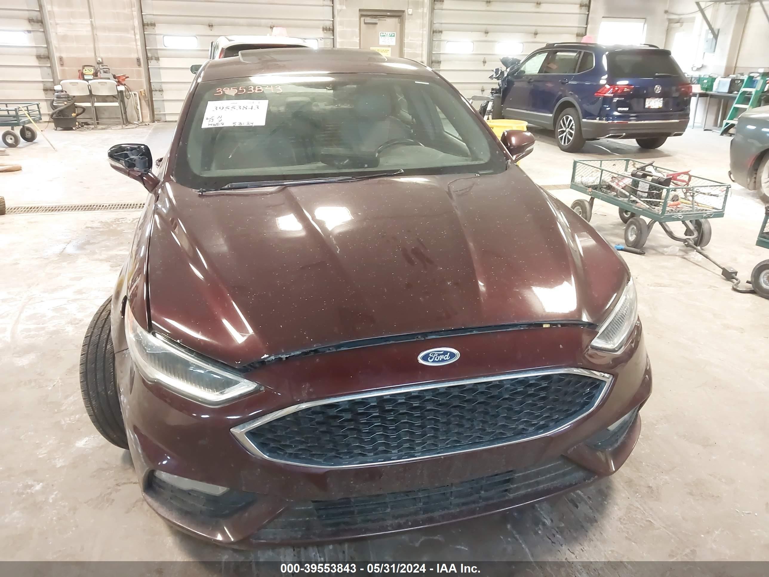 Photo 10 VIN: 3FA6P0VP6HR228033 - FORD FUSION 