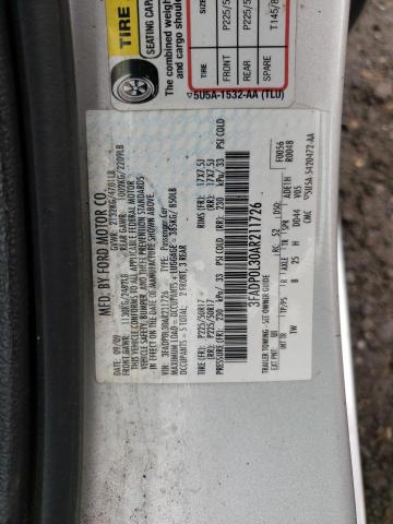 Photo 9 VIN: 3FADP0L30AR211726 - FORD FUSION HYB 