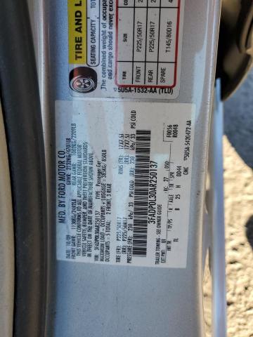 Photo 12 VIN: 3FADP0L30AR250137 - FORD FUSION HYB 