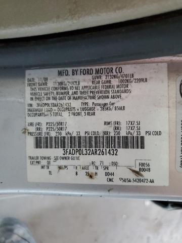 Photo 11 VIN: 3FADP0L32AR261432 - FORD FUSION HYB 