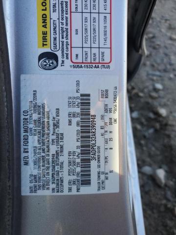 Photo 12 VIN: 3FADP0L32AR390948 - FORD FUSION HYB 