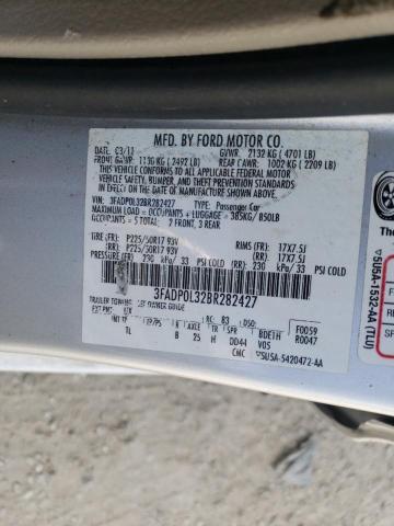 Photo 9 VIN: 3FADP0L32BR282427 - FORD FUSION HYB 