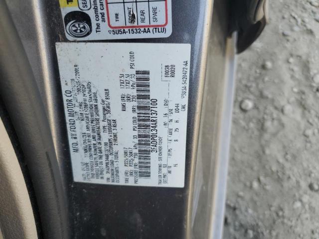 Photo 11 VIN: 3FADP0L34AR137100 - FORD FUSION 