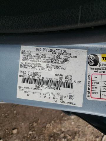 Photo 9 VIN: 3FADP0L34AR408284 - FORD FUSION HYB 