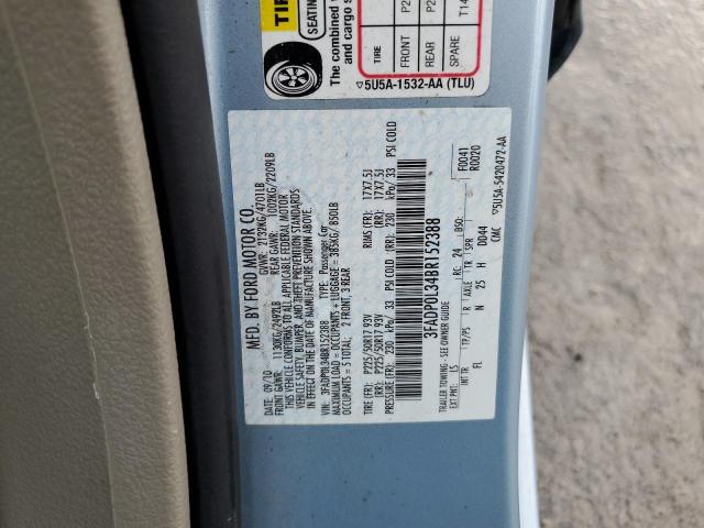 Photo 11 VIN: 3FADP0L34BR152388 - FORD FUSION 