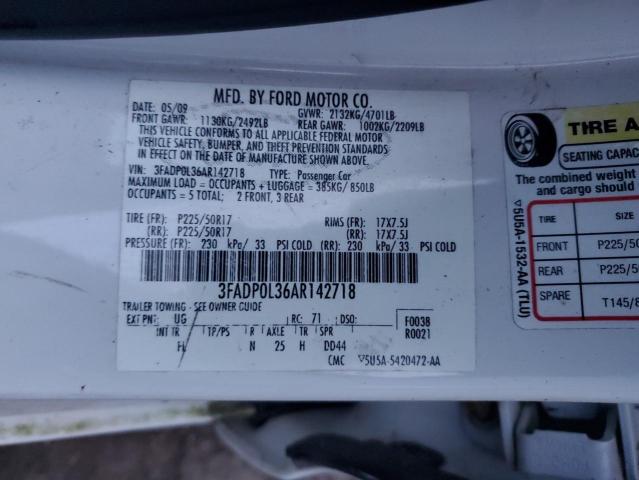 Photo 11 VIN: 3FADP0L36AR142718 - FORD FUSION HYB 