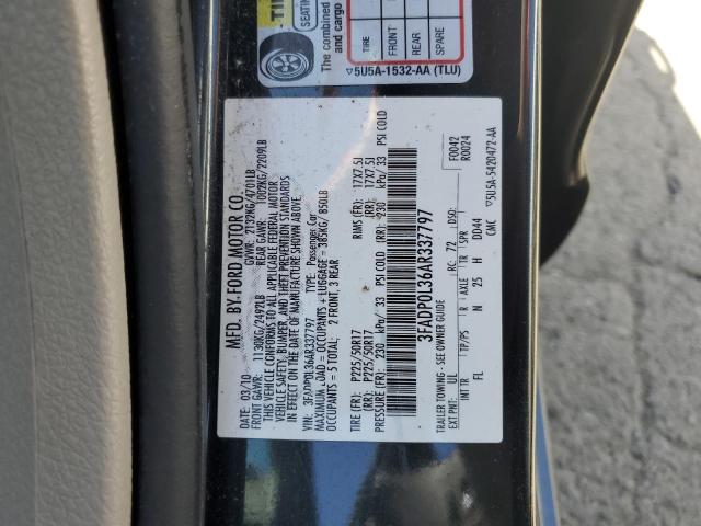 Photo 11 VIN: 3FADP0L36AR337797 - FORD FUSION 