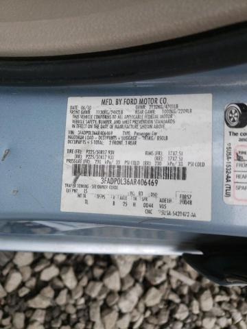 Photo 9 VIN: 3FADP0L36AR406469 - FORD FUSION HYB 