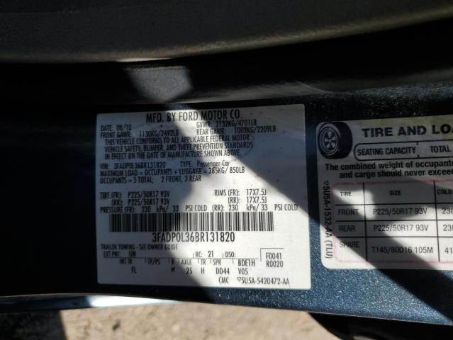 Photo 11 VIN: 3FADP0L36BR131820 - FORD FUSION 