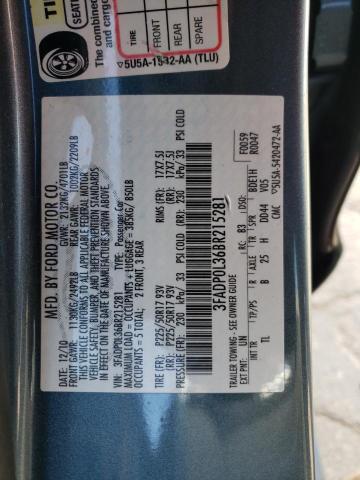 Photo 11 VIN: 3FADP0L36BR215281 - FORD FUSION HYB 